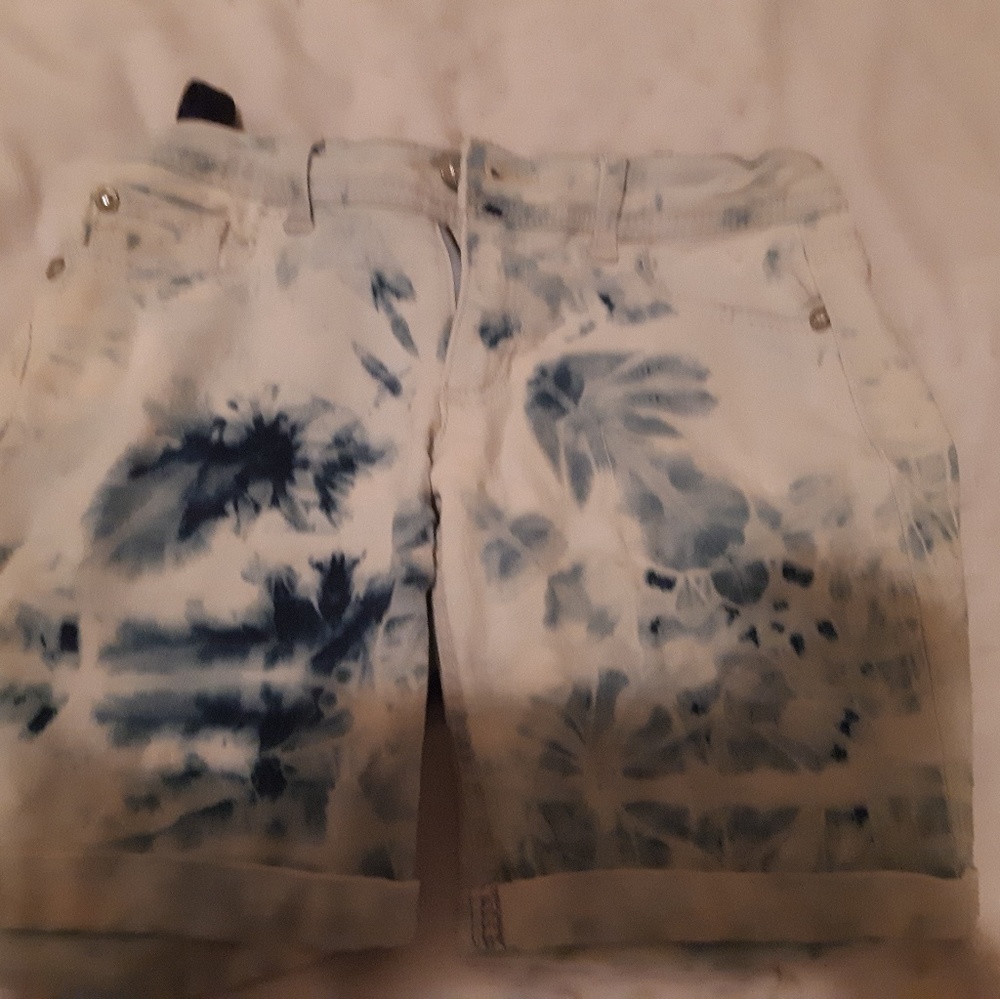 Blue tyedie Shorts